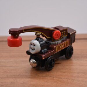 2003 Harvey Crane Thomas the Train Tank Engine Wooden Railway Friends Vi…